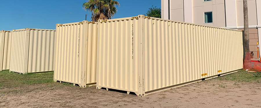 40ft containers Brownsville